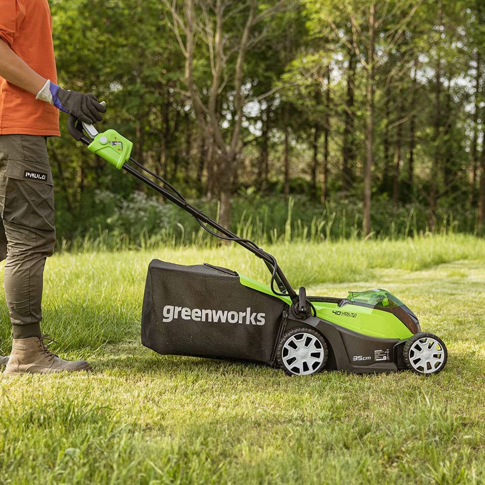 40V Cordless Lawn Mower 35cm with 2Ah Battery & Charger
