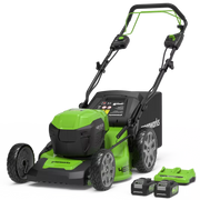 48V Self-Propelled Cordless Lawn Mower 46cm with 2 x 4Ah Batteries